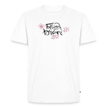 Suis ton rêve - T-shirt Premium bio Homme - blanc - Devant - Nico (187cm)