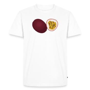 Passion Fruit Duo Art - T-shirt Premium bio Homme - blanc - Devant - Nico (187cm)