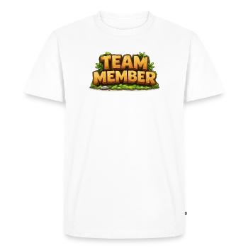 Membres de l’équipe - T-shirt Premium bio Homme - blanc - Devant - Nico (187cm)