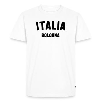 BOLOGNE Italie Italie Italien - T-shirt Premium bio Homme - blanc - Devant - Nico (187cm)