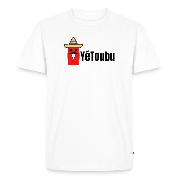 YéToubu - Humour youtube - Humour Apéro - T-shirt Premium bio Homme - blanc - Devant - Nico (187cm)