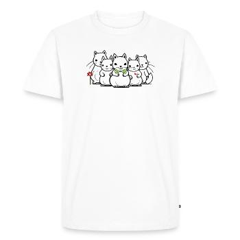 small hamsters - Men's Premium Organic T-Shirt - white - Front - Nico (187cm)