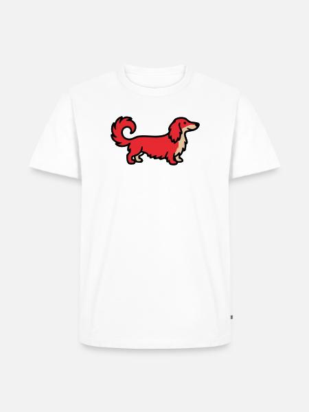 Irish Setter Retriever Red - Men's Premium Organic T-Shirt - white