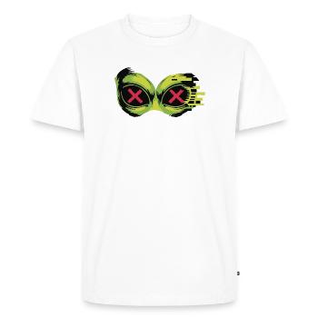 Lunettes Neon X - T-shirt Premium bio Homme - blanc - Devant - Nico (187cm)