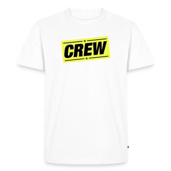 crew - Men's Premium Organic T-Shirt - white - Front - Nico (187cm)