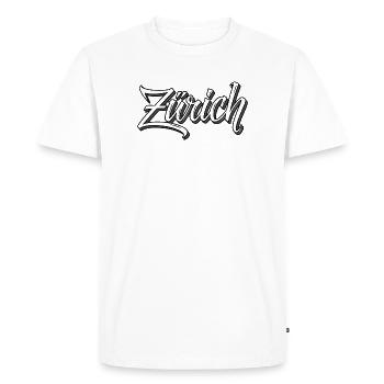 Zurich - T-shirt Premium bio Homme - blanc - Devant - Nico (187cm)