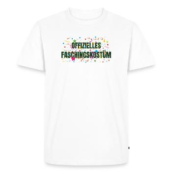 Costume officiel de carnaval - T-shirt Premium bio Homme - blanc - Devant - Nico (187cm)