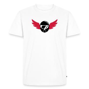 Karting / Kart / Pilote / Voiture - T-shirt Premium bio Homme - blanc - Devant - Nico (187cm)