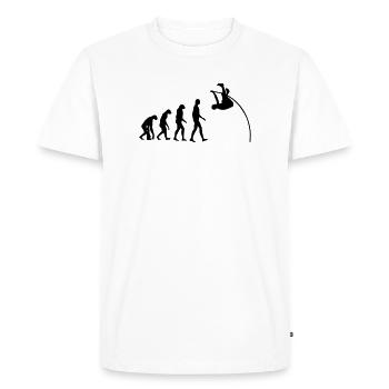 Pole Vault - Stabhochsprung - Saut à la Perche - Men's Premium Organic T-Shirt - white - Front - Nico (187cm)