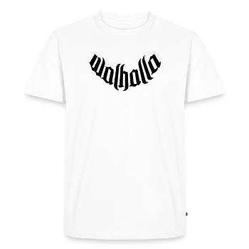 walhalla vikings viking sticker viking sticker - Men's Premium Organic T-Shirt - white - Front - Nico (187cm)
