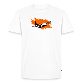 An-12 - Men's Premium Organic T-Shirt - white - Front - Nico (187cm)
