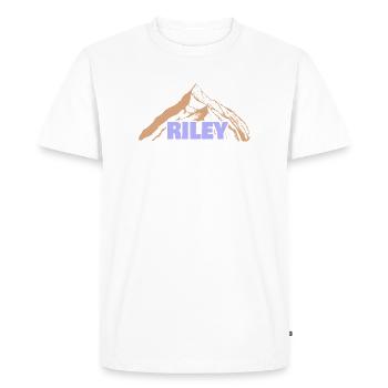 Riley amusant - T-shirt Premium bio Homme - blanc - Devant - Nico (187cm)