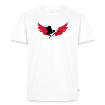 Magic / Magie - Men's Premium Organic T-Shirt - white - Front - Nico (187cm)