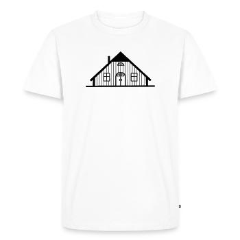 Farm barn warehouse - Men's Premium Organic T-Shirt - white - Front - Nico (187cm)