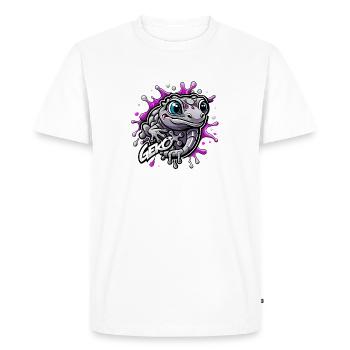Geko - T-shirt Premium bio Homme - blanc - Devant - Nico (187cm)