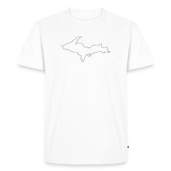Péninsule supérieure du Michigan - T-shirt Premium bio Homme - blanc - Devant - Nico (187cm)