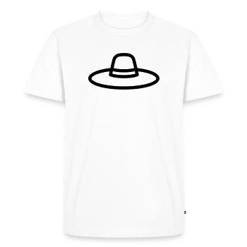 chapeau mexicain - T-shirt Premium bio Homme - blanc - Devant - Nico (187cm)