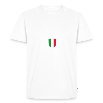 Italia - T-shirt Premium bio Homme - blanc - Devant - Nico (187cm)