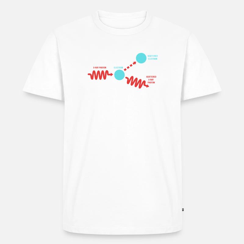 Quantenphysik Quantenmechanik Quantensprung - Männer Premium Bio T-Shirt - Weiß