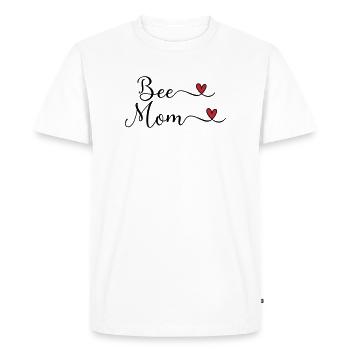 Beekeeper - Bee Mom - Men's Premium Organic T-Shirt - white - Front - Nico (187cm)
