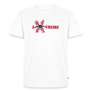 skydiver extreme - T-shirt Premium bio Homme - blanc - Devant - Nico (187cm)