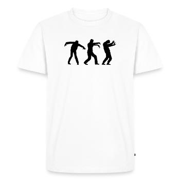 des morts-vivants - T-shirt Premium bio Homme - blanc - Devant - Nico (187cm)