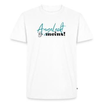Léché le mien, léché est le mien, drôle - T-shirt Premium bio Homme - blanc - Devant - Nico (187cm)