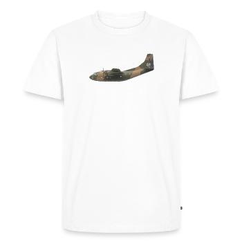 C-123 Provider - Men's Premium Organic T-Shirt - white - Front - Nico (187cm)