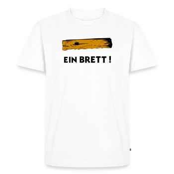 Un plateau - T-shirt Premium bio Homme - blanc - Devant - Nico (187cm)