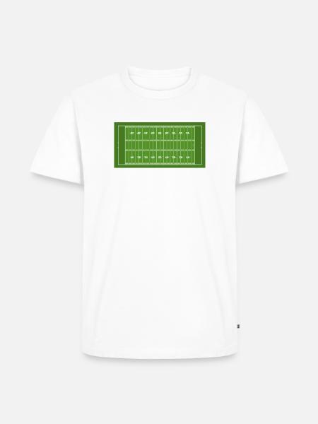 Zeig deine Farben – Fußball - Männer Premium Bio T-Shirt - Weiß