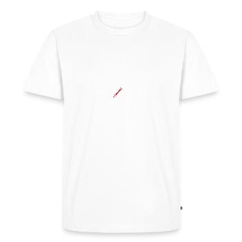 C'est l'heure de la fessée - T-shirt Premium bio Homme - blanc - Devant - Nico (187cm)