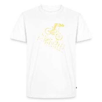 Descente - T-shirt Premium bio Homme - blanc - Devant - Nico (187cm)