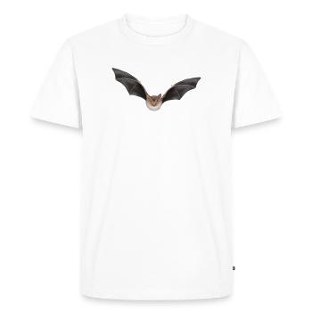 Conception des ailes de chauve-souris nocturnes - T-shirt Premium bio Homme - blanc - Devant - Nico (187cm)
