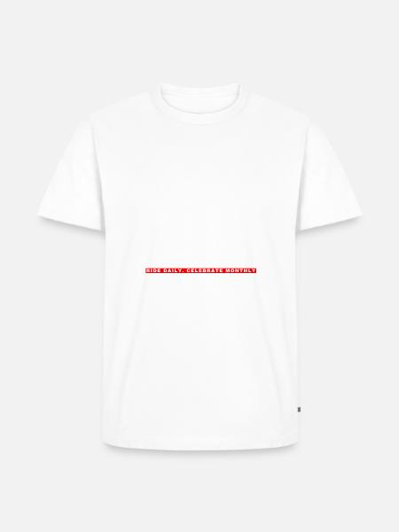 Critical Mass - Celebrate Monthly White - Männer Premium Bio T-Shirt - Weiß