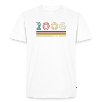 20 Years 2006 Vintage Birthday Gift - Men's Premium Organic T-Shirt - white - Front - Nico (187cm)
