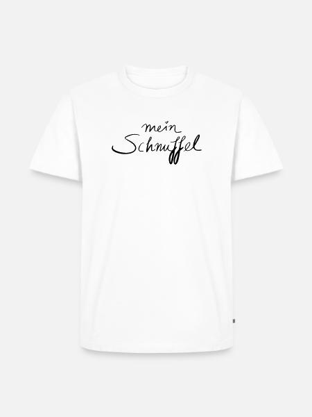 mein Schnuffel - Männer Premium Bio T-Shirt - Weiß