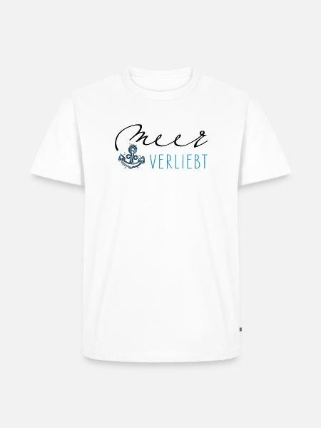La mer amoureuse - T-shirt Premium bio Homme - blanc
