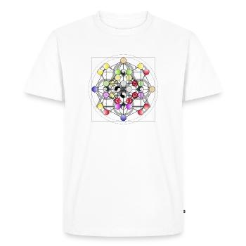 Stem cell - Men's Premium Organic T-Shirt - white - Front - Nico (187cm)