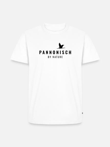 Pannonisch by nature - Männer Premium Bio T-Shirt - Weiß