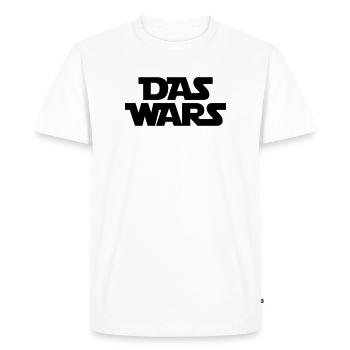 Voilà - T-shirt Premium bio Homme - blanc - Devant - Nico (187cm)