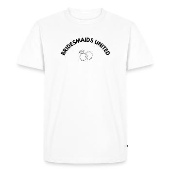 Bridesmaids United Black - Men's Premium Organic T-Shirt - white - Front - Nico (187cm)