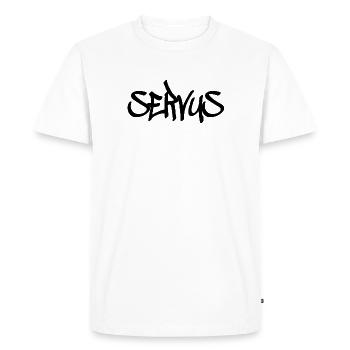 Servus (Tagter) - T-shirt Premium bio Homme - blanc - Devant - Nico (187cm)