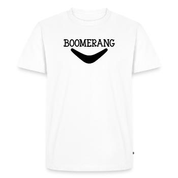 Boomerang - T-shirt Premium bio Homme - blanc - Devant - Nico (187cm)