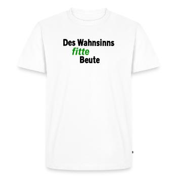 Insanely fit prey - Men's Premium Organic T-Shirt - white - Front - Nico (187cm)