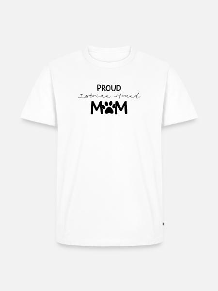 Istrianischer Kurzhaarcursor Stolze Hundemama - Männer Premium Bio T-Shirt - Weiß