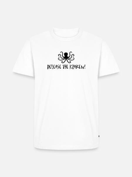 Release the Kraken - Men's Premium Organic T-Shirt - white