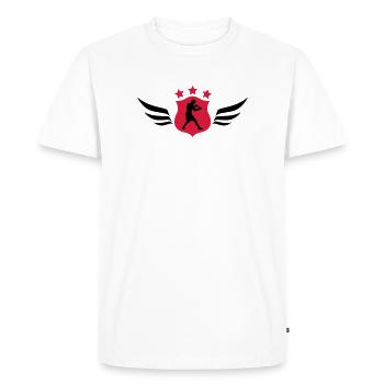 Boxing / Boxen / Boxe - T-shirt Premium bio Homme - blanc - Devant - Nico (187cm)