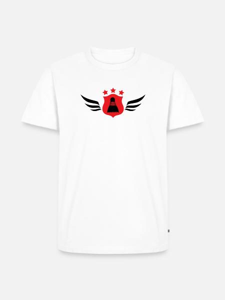 Badminton - Sport - Racket - Men's Premium Organic T-Shirt - white