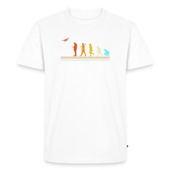 Avion modèle modèle - T-shirt Premium bio Homme - blanc - Devant - Nico (187cm)