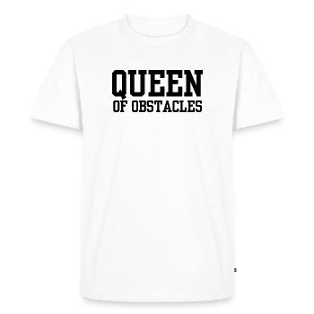 Reine des Obstacles - T-shirt Premium bio Homme - blanc - Devant - Nico (187cm)